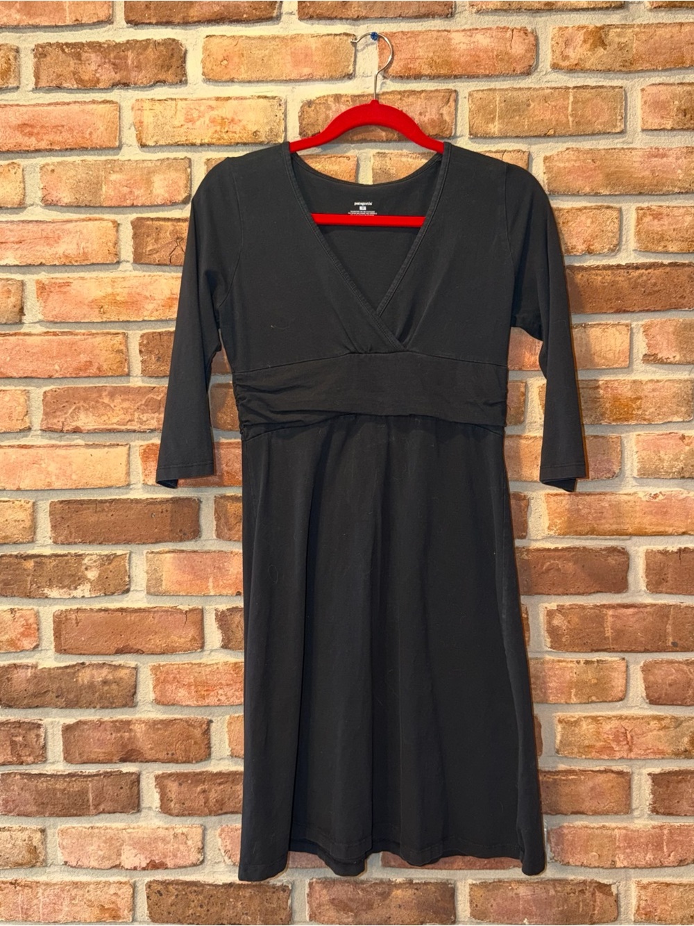 Patagonia Margot Long Sleeve Dress Black Size M